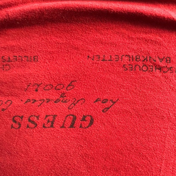 Red graphic (GUESS) XXL TEE - Picture 3 of 3